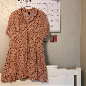 WILD FABLE PINK FLOWER DRESS